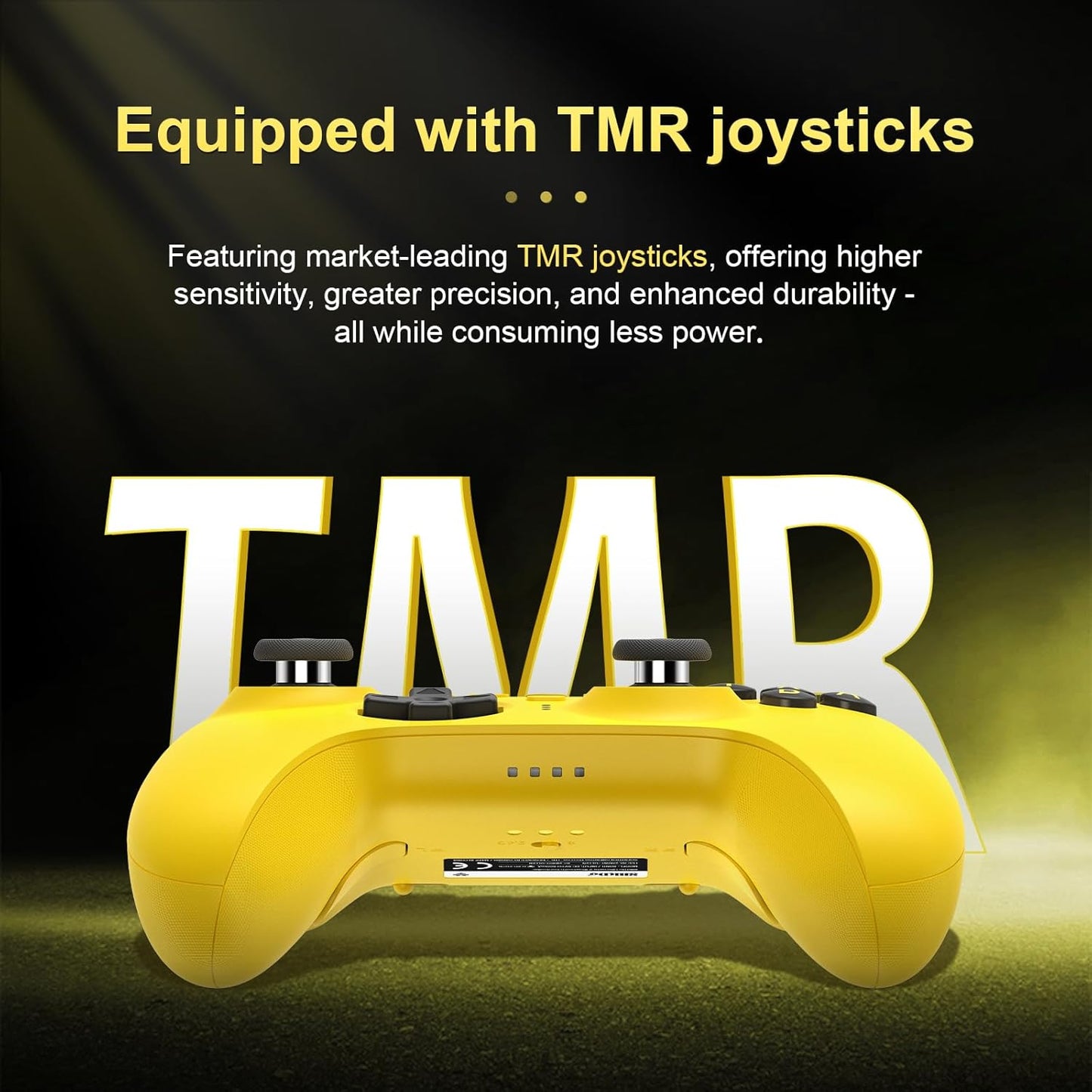 8BitDo Ultimate 2 Bluetooth Controller for Switch, Switch 2, PC&Windows,Switch Pro Controller with TMR Joysticks,Tactile/Hall Triggers,Programmable L4/R4 Bumpers,2 Back Paddle Buttons,RGB Ring,Yellow