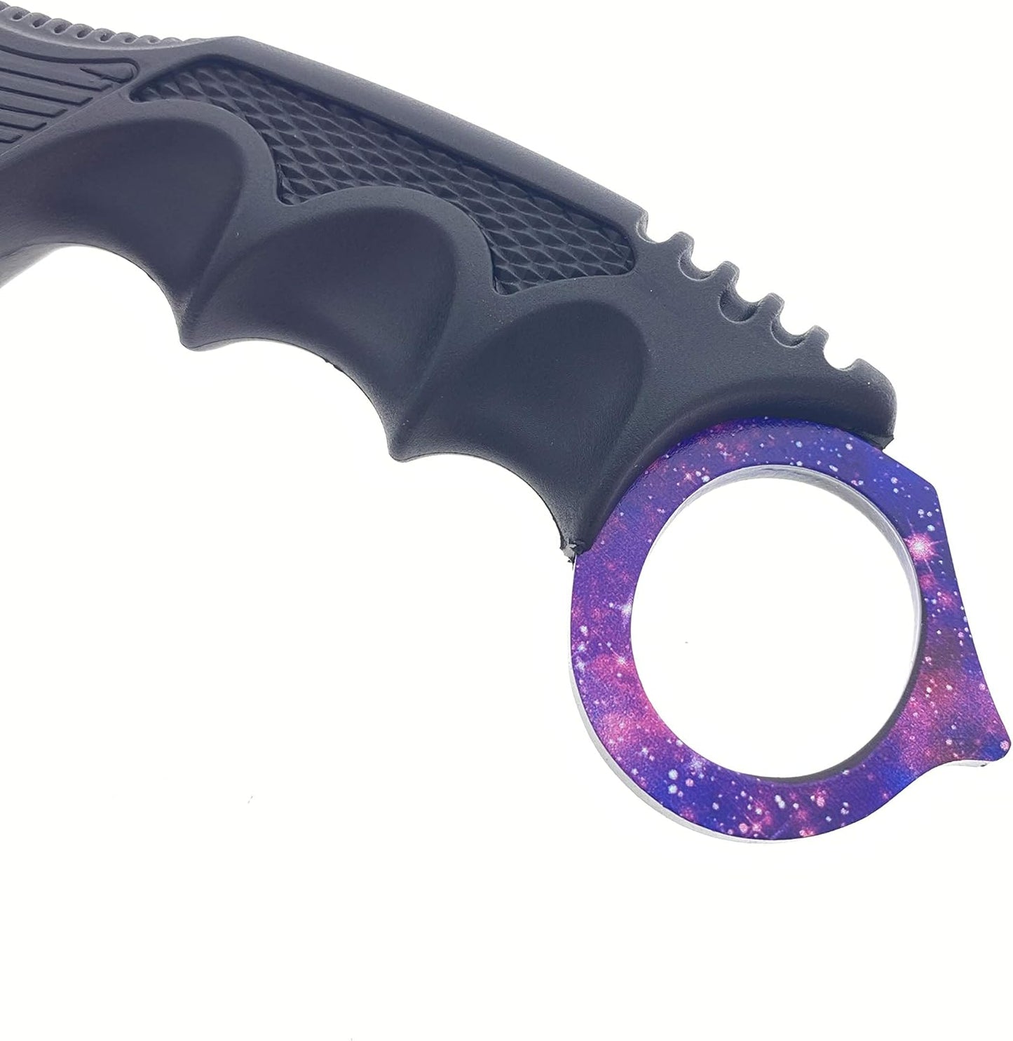 Falcon 7.5" Tactical Fixed Blade Training, No Edge. For Training Purpose Only (Black)