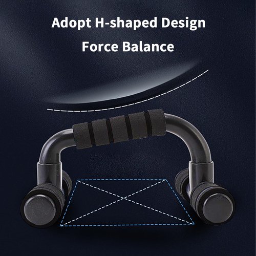 Lizbin Push up Bar, Push Up Bars Strength Training, Push-up Bracket Board with Non-Slip Sturdy Structure, Push Up Bars for Men & Women, Push Up Stands Handle Gym Exercise Equipment Home Fitness(Black)
