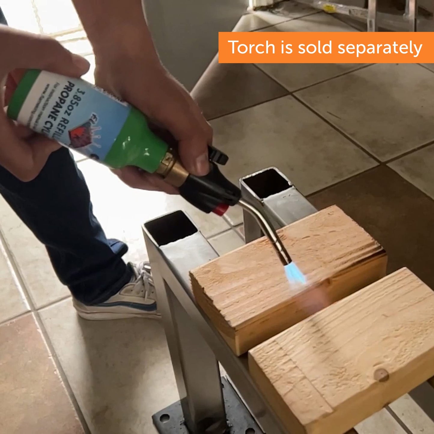 Flame King 1/4-lb Empty Refillable Propane Cylinder Tanks - Reusable & Transportable - Safe and Legal Refill Option - UL1769 Listed Valve, Green, 3.85 oz (2-Pack)