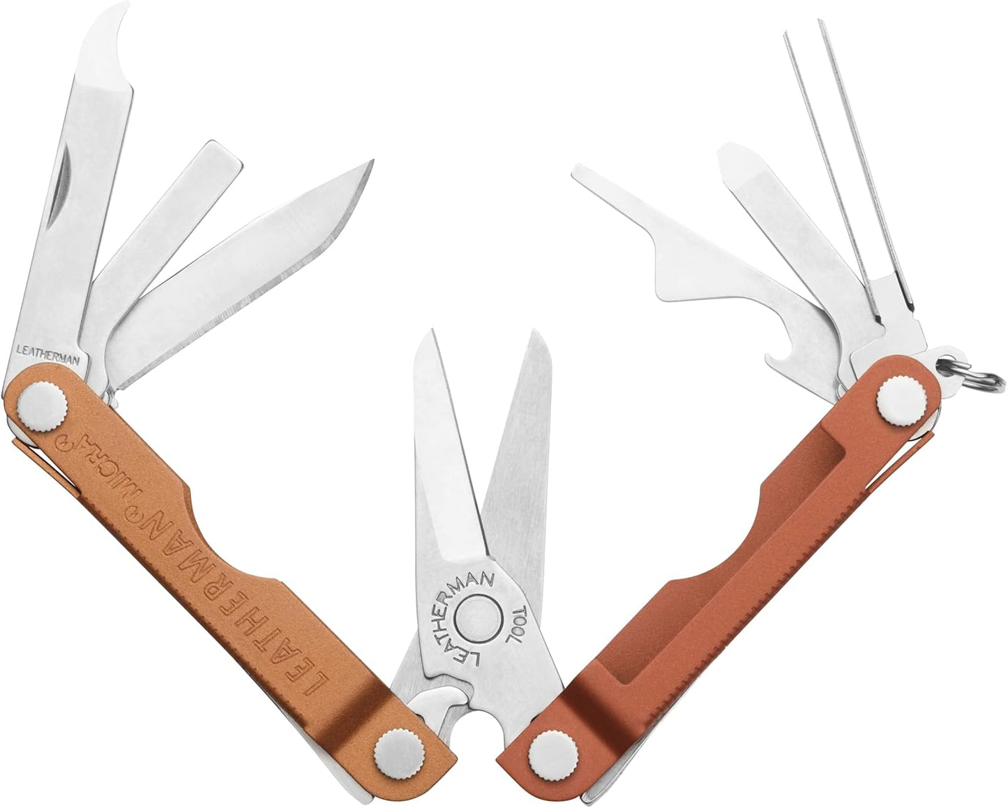 LEATHERMAN, Micra, Keychain Multi-tool with Grooming Tools, Mini Pocketknife for Everyday Carry (EDC), Hobbies & Outdoors, Built in the USA, Stainless Steel