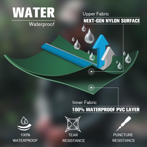 Trudave Chest Waders for Men with Boots, 2-Ply Nylon/PVC Waterproof Fishing & Hunting Waders for Men and Women