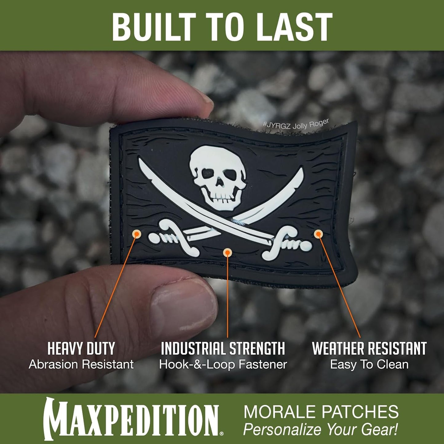 MAXPEDITION Jolly Roger Patch