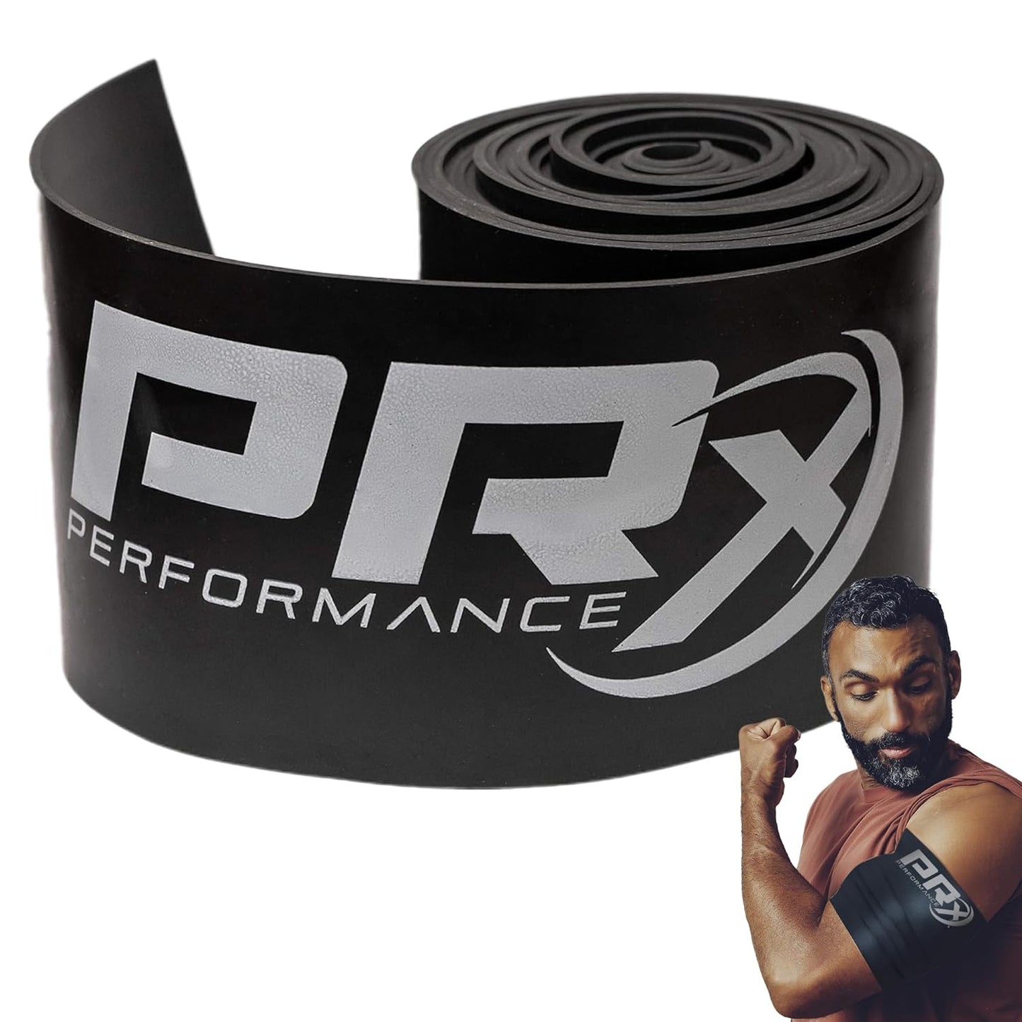 PRx Performance Compression Floss Band for Muscle Recovery & Mobility - 1mm Gym Strap for Improved Circulation & Reduced Soreness