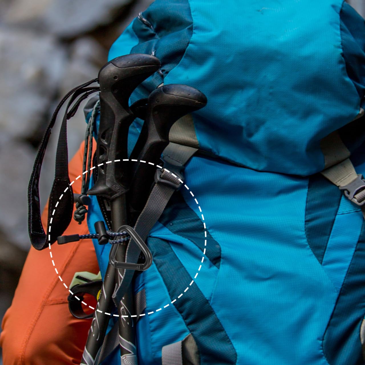 Aluminum Alloy Heavy Duty Carabiner Clips - Compact 1 97X1 77 Inch Climbing Buckles for Outdoor Activities Keychain Accessories and Fishing Snap Clips