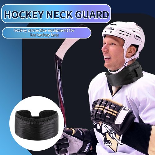 Hockey Neck Guard Youth,Ice Hockey Cut Protective Neckguard,Hockey Core Neck Protect Guard Bib Cut Resistant, Cut Resistant Collar Protection for Hockey, Ringette, Paintball & Sports (Adults)