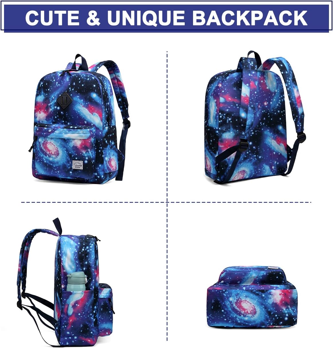VASCHY Backpacks Handbags, Lavender, M