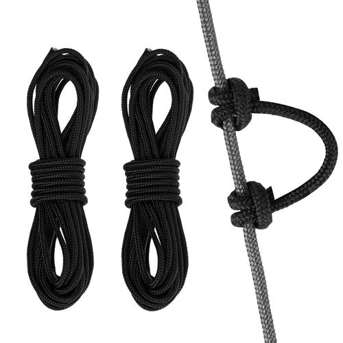 salbsever Archery D Loop String 2 Pieces D Loop Rope Buckle D Loop Rope String for Compound Bowstring Archery 10 Feet Bowstring Serving Thread Release Material Compound Bow String Archery