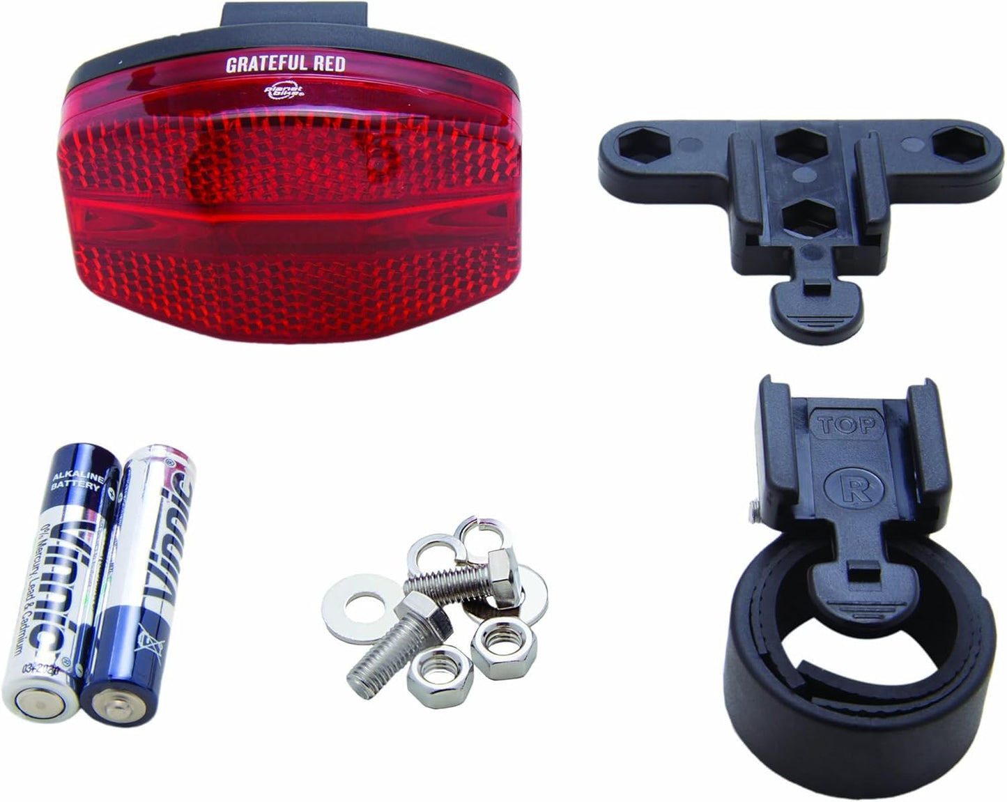 Grateful Red Bike Tail Light - Planet Bike LED Safety Light for Cycling