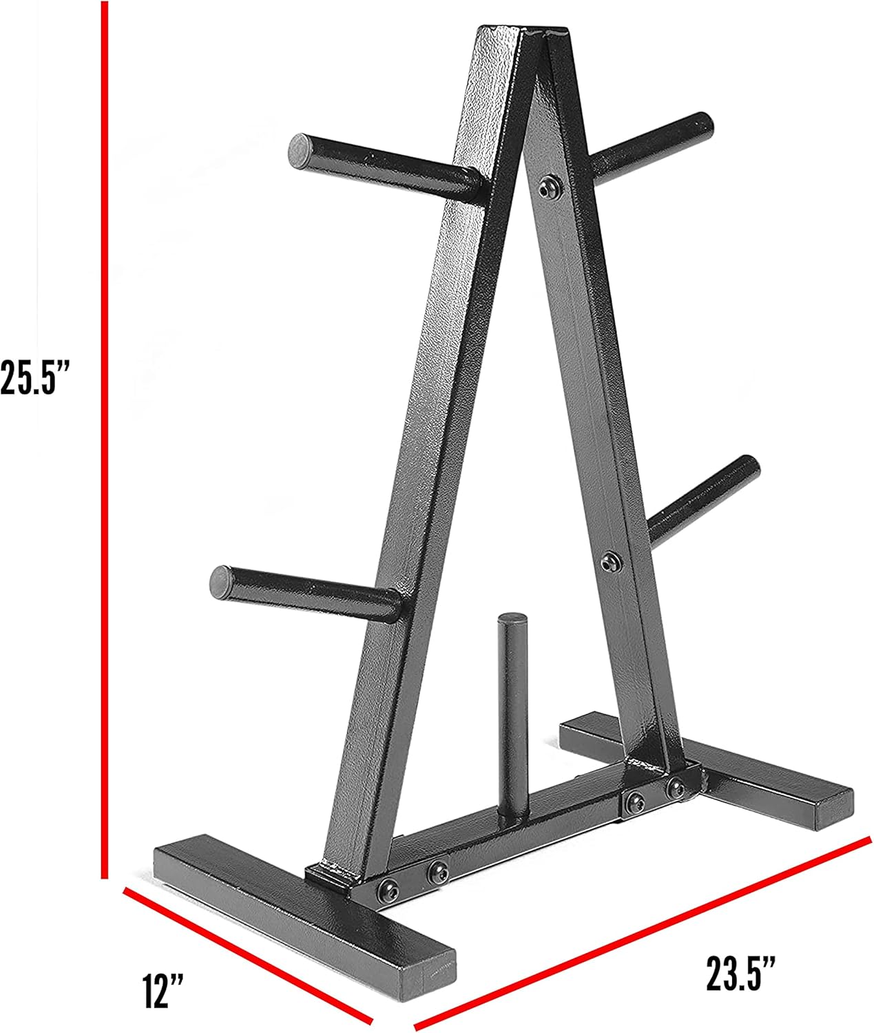 Weight Plate Rack for 1-Inch Plates - CAP Barbell Storage Solution
