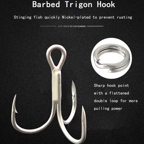 Popper Fishing Lure, JAZALIC 3 PCS Topwater Popper Lures 3D Eyes Fishing Accessories for Saltwater Surface Casting and Freshwater Surface Fishing, Gt Tuna Kingfish Large Predator Fish