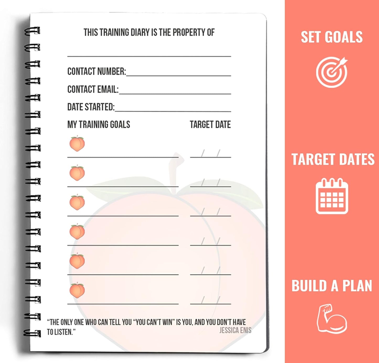Workout Planner for Daily Fitness Tracking & Goals Setting - A5 Size, 6” x 8”, Charcoal Gray - Men & Women Personal Home & Gym Training Diary - Log Book Journal - by Workout Log Gym