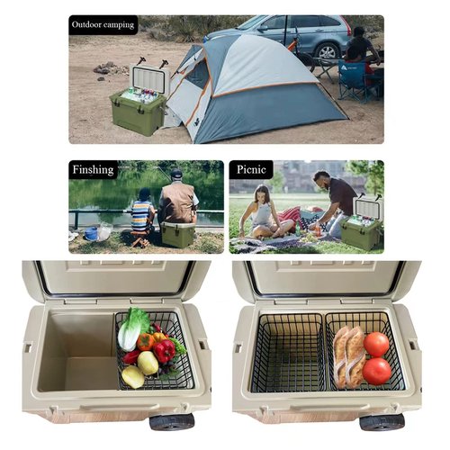 Cooler Basket for YETI Tundra Haul, YETI Roadie 48, Roadie 60 Compatible with Other lgloo Accessories Cooler Locks, Cooler Dividers, Ice etc,Cooler Basket Keeps Food Dry.