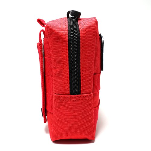 YUNCAIMAOYI 2 Pack Tactical molle Pouches - Vest Pouch Cell Phone Holster Belt Bag EDC Accessories (Red)