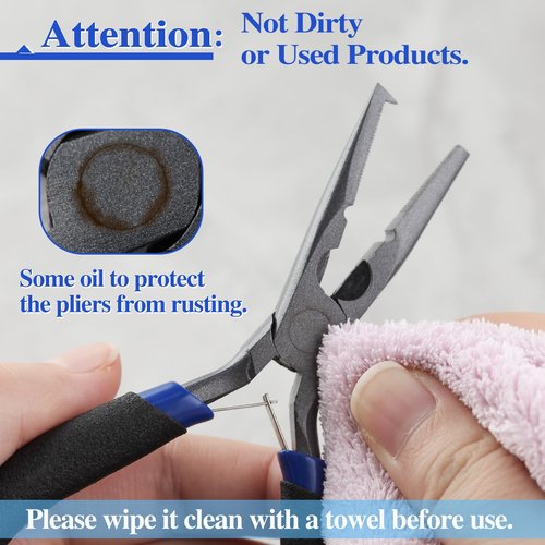 SPEEDWOX Fishing Pliers Hook Remover With Line Cutter - Mini Split Ring Pliers for Saltwater Fishing - Crimping Tool and Line Clippers
