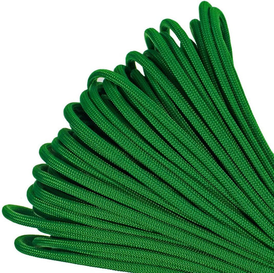 Paracord Planet 550lb Commercial Grade Paracord – 7 Strand Type III Nylon Parachute Cord Hanks for Hiking, Camping, and Fishing – 30+ Colors and Lengths of 50' and 100'