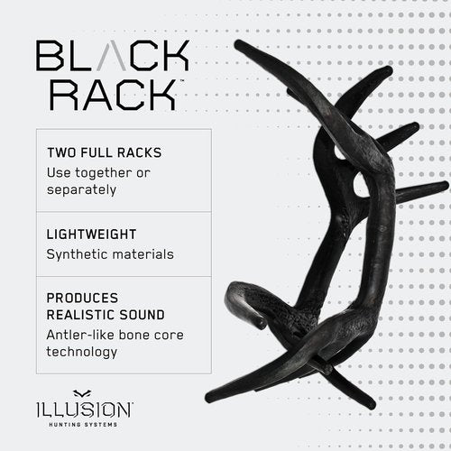 Buck Rattling Racks Illusion Systems Extinguisher Deer Call and Black Rack Rattling System ...