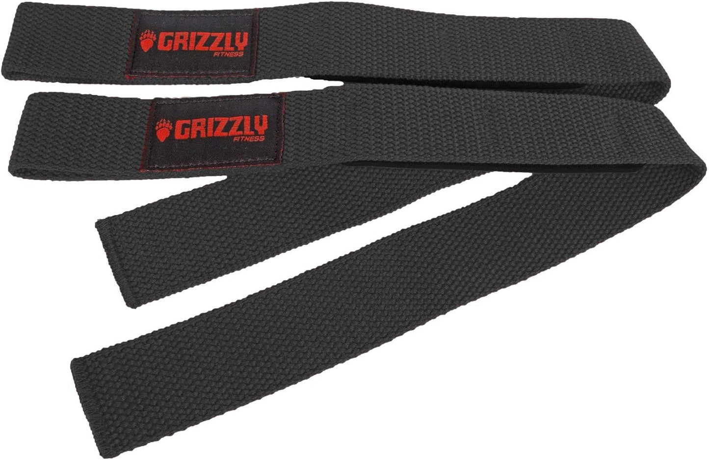 Grizzly Fitness Padded Lifting Straps | One Size | Lifting Wrist Straps for Weightlifting & Powerlifting | Gym Strap for Grip Strength & Stability Support | Reduces Slipping | Doesn't Dig Into Hands