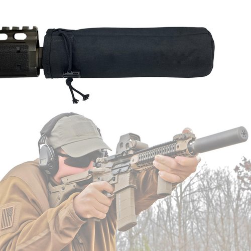 Dasiyoki 9 Inch Heat Resistant Suppressor Cover Sleeve Burn Proof Hot Suppressor Pouch Transport Bag for Deer/Duck Hunting Gear