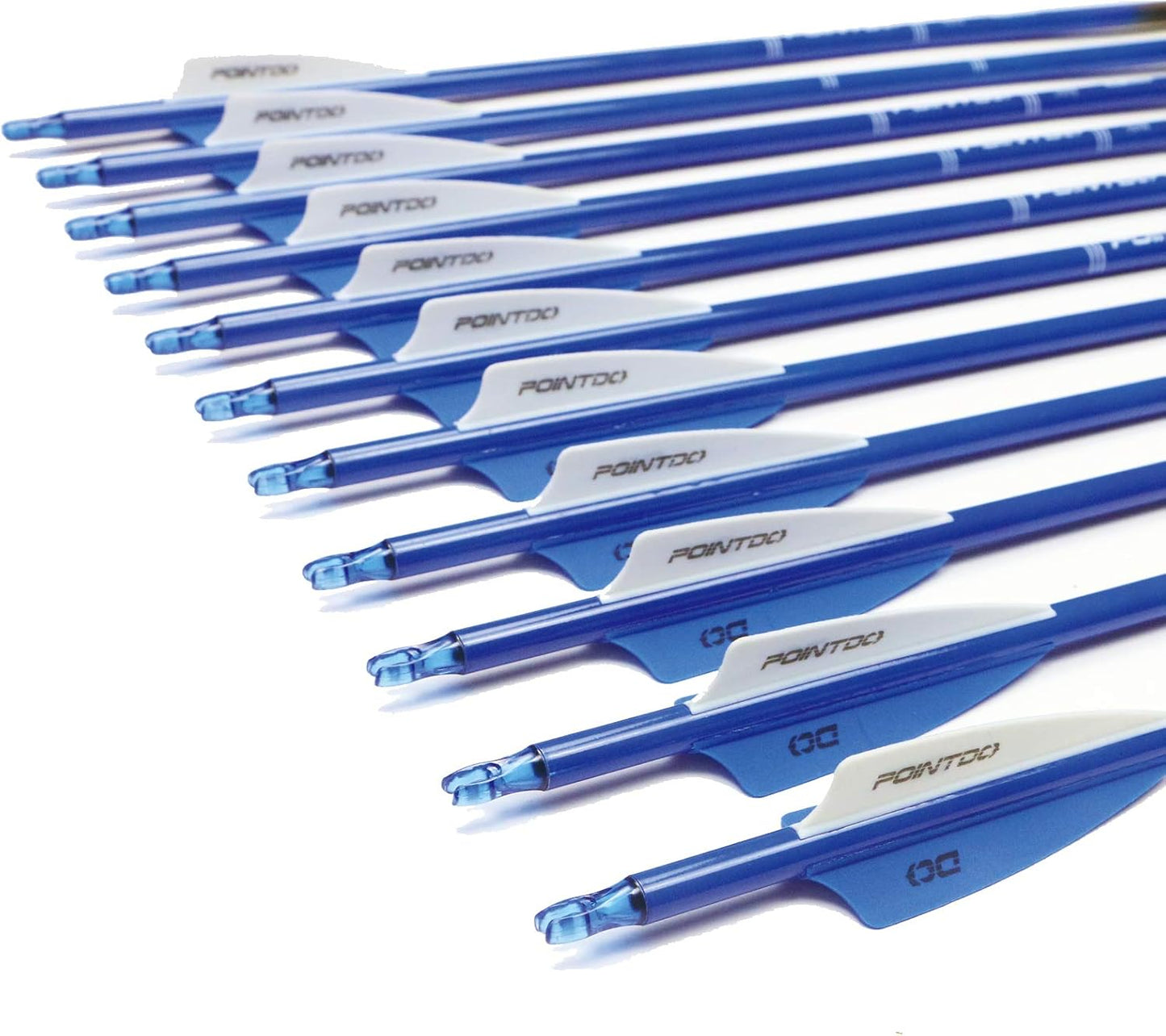 30inch Carbon Arrow Fluorescence Color Targeting and Practice and Hunting Arrows for Compound Bow and Recurve Bow with Removable Tips(Pack of 12)