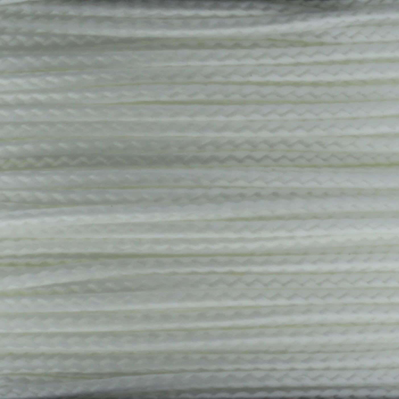 JIG PRO SHOP Black 1.18mm x 125' Micro Cord Paracord - Made in The USA