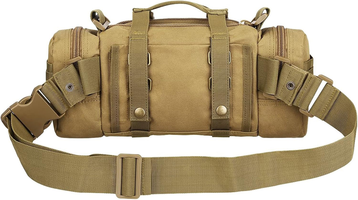 Tactical Waist Pack - G4Free Small Sling Fanny Pack with Hand Carry Handlebar