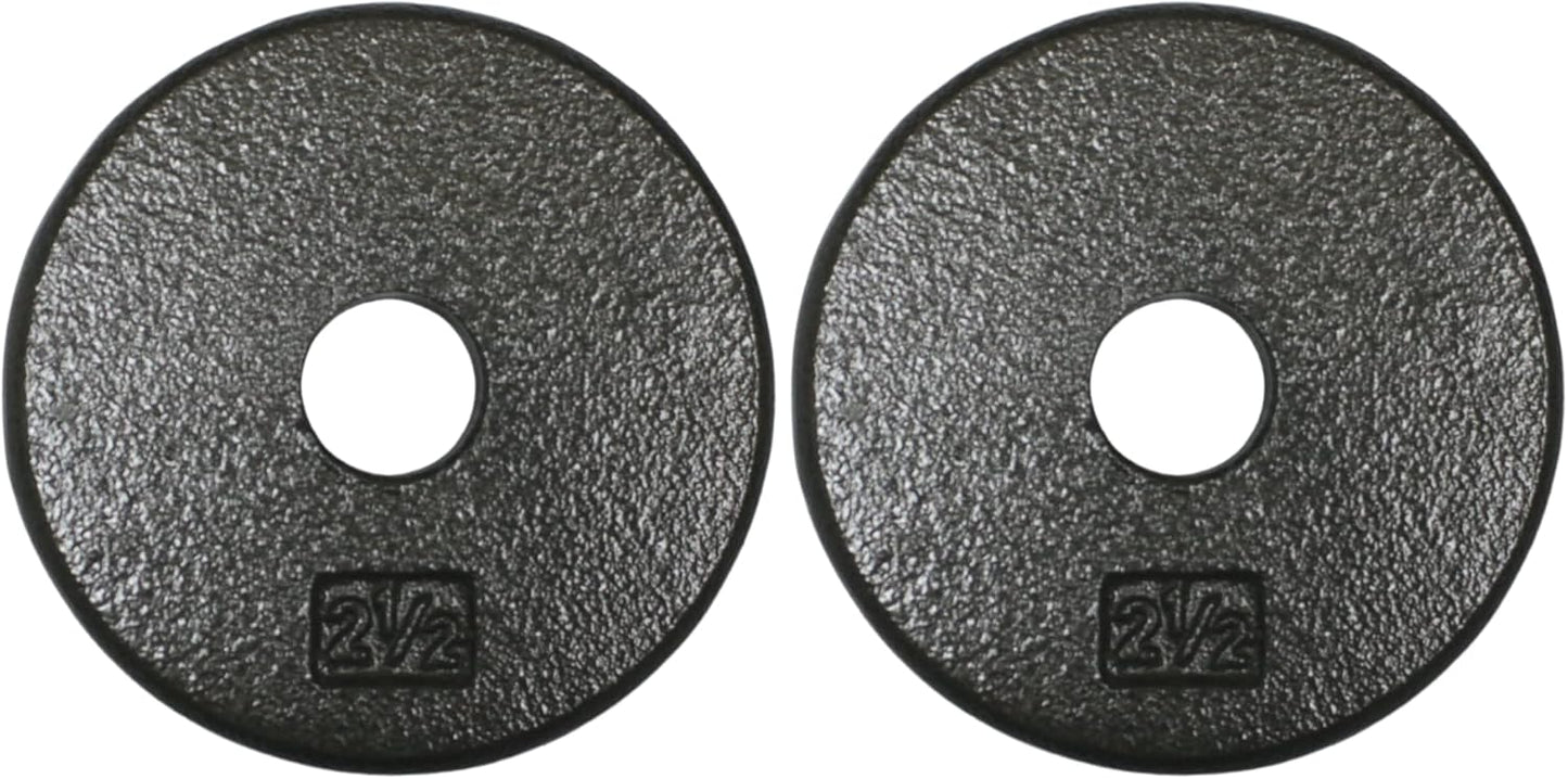Ader Standard 1" Hole Cast Iron Weight Plate 1.25lb, 2.5lb,5lb, 7.5lb,10lb, 12.5lb,20lb. 25lb,50lb