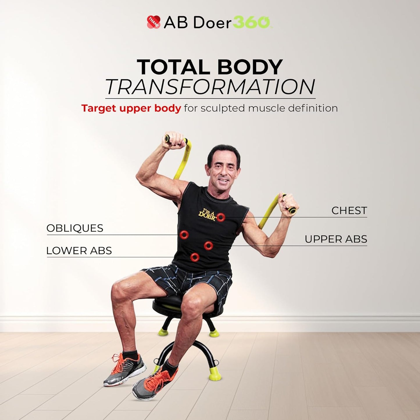 Ab Fitness Machine System Provides An Abdonimal And Muscle Activating Workout with Aerobics to Burn Calories and Workout