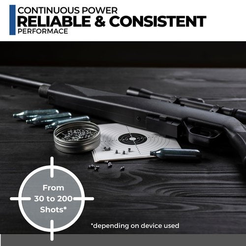ICO 20pcs 12 Gram Co2 Cartridges Non-Threaded, CO2 cartridges BB Gun, CO2 BB Pistol, CO2 Airsoft Pistol, and CO2 Paintball Markers