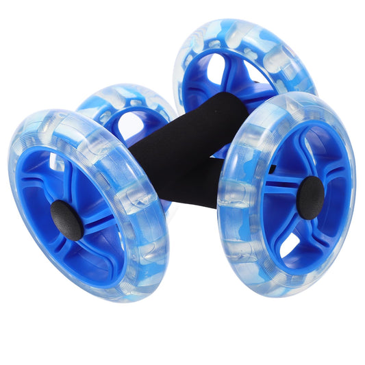 Kisangel Exercise Roller Ab Exercise Abdominal Roller Wheel Dumbbell Fitness Wire Wheel for Hand Weights Equipment