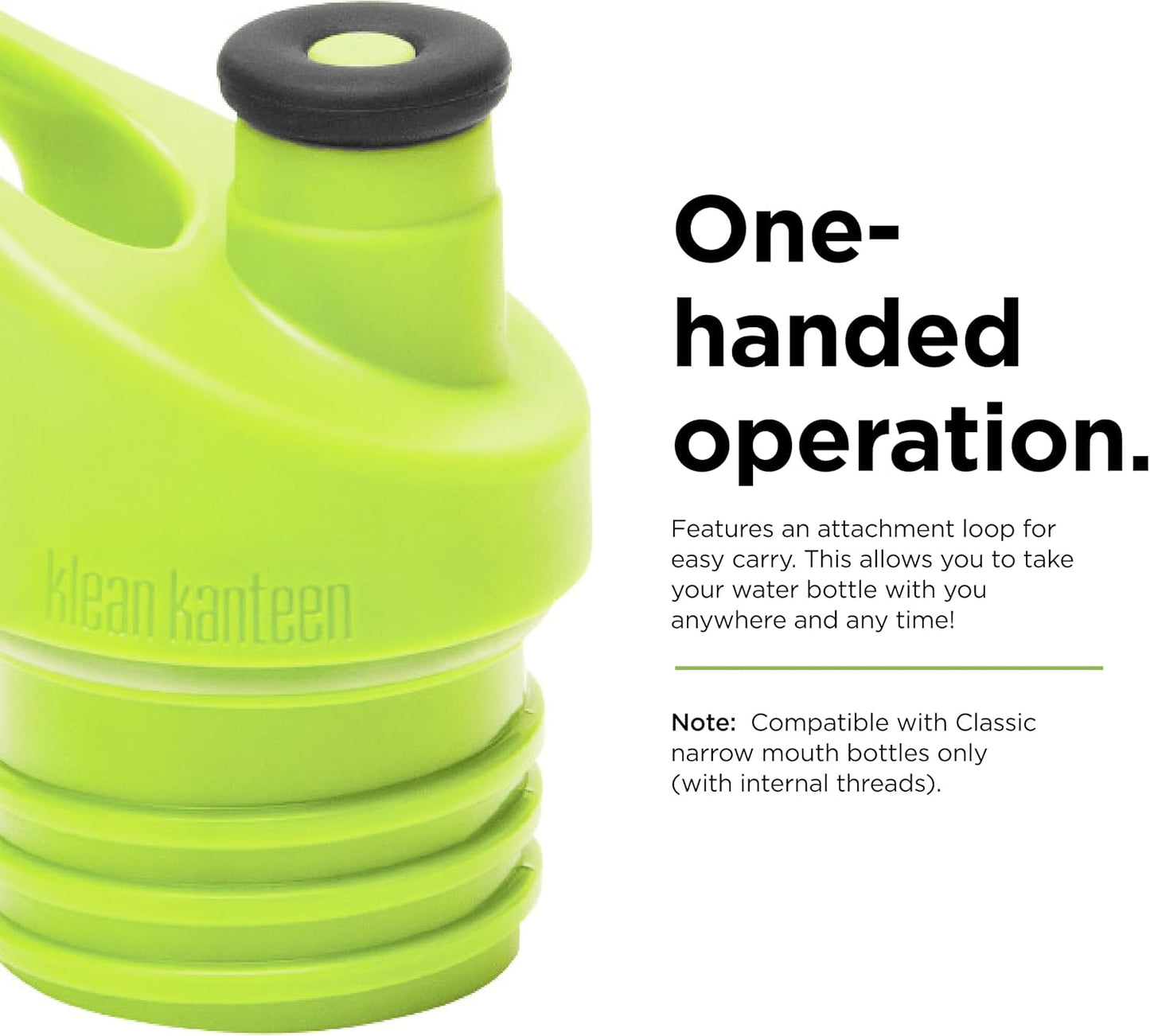Klean Kanteen Sports Water Bottle | Eco-Friendly | Durable & Portable