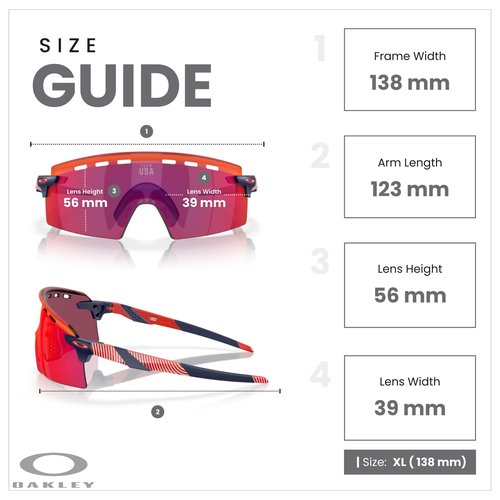 Oakley Encoder Strike Vented OO9235 923513 39MM Matte Navy/Prizm Road Shield Sunglasses for Men + BUNDLE Accessory Leash +BUNDLE ACCESSORY EYEWEAR Kit