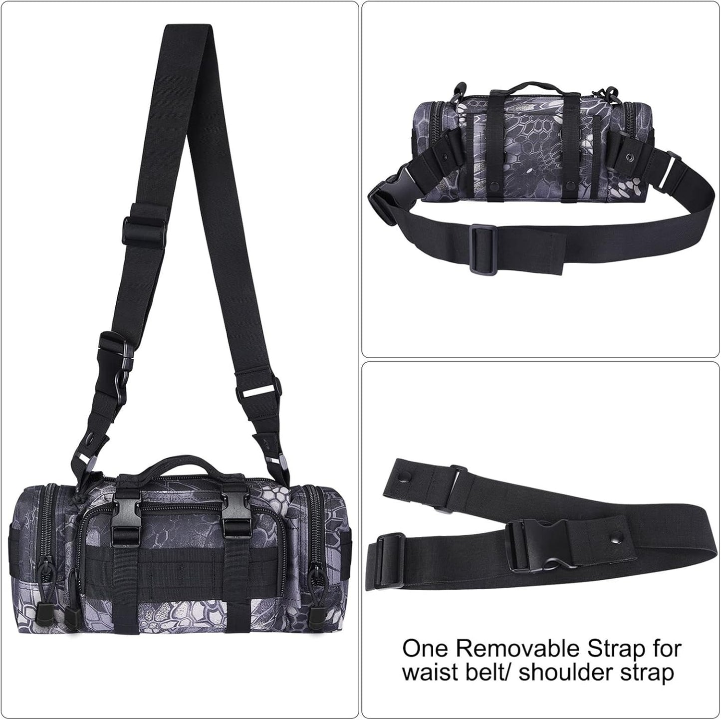 G4Free Fanny Deployment Tactical Waist Pack - Small Sling Pack Hand Carry Handlebar Bag