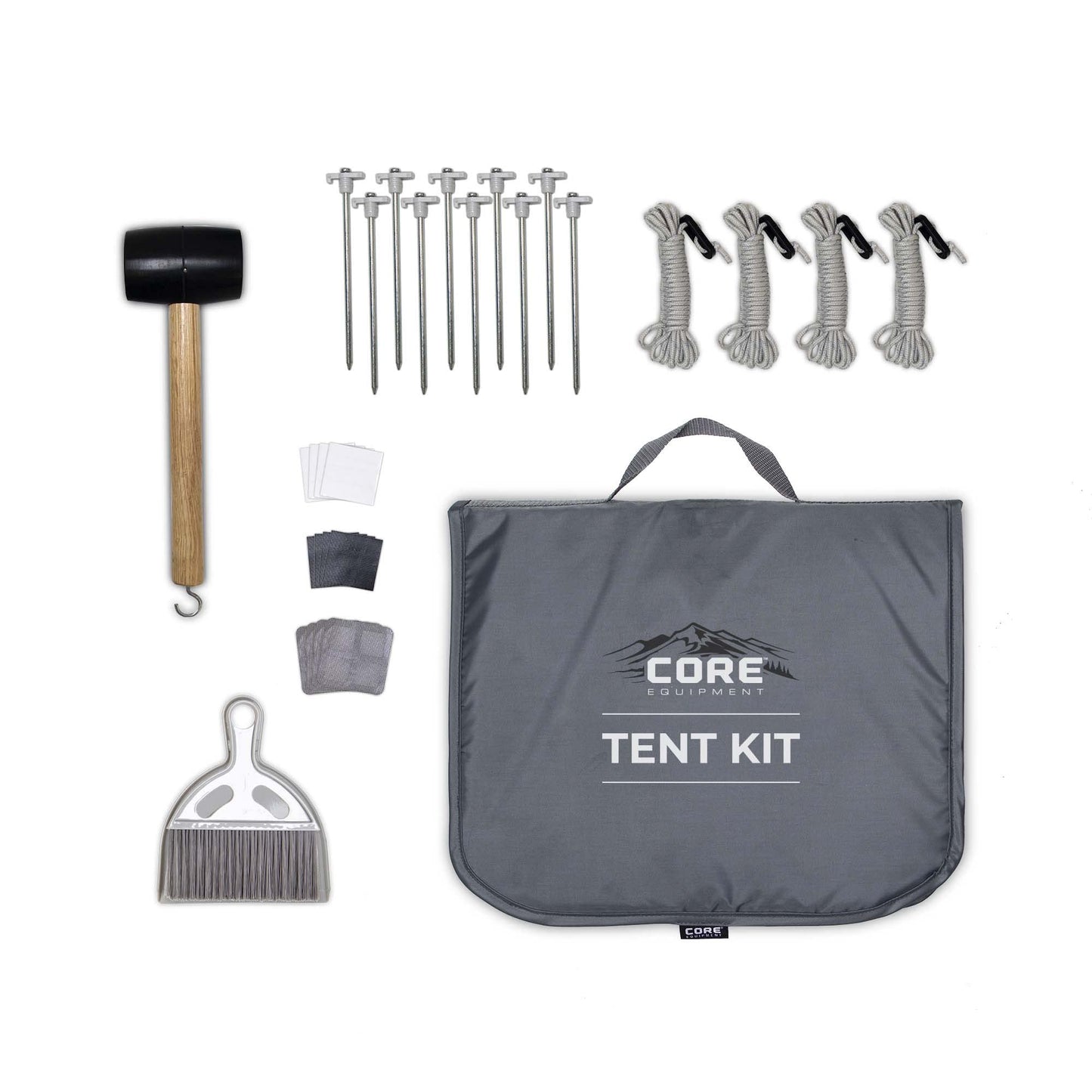 CORE 9 Person Instant Cabin Tent with Footprint and Tent Kit