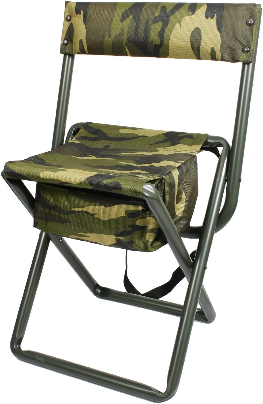 Rothco Deluxe Folding Stool with Pouch, Coyote Brown