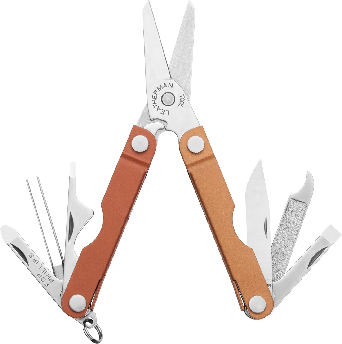 LEATHERMAN, Micra, Keychain Multi-tool with Grooming Tools, Mini Pocketknife for Everyday Carry (EDC), Hobbies & Outdoors, Built in the USA, Stainless Steel