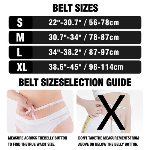 Weight Lifting Belt and Wrist Straps, Weightlifting Belt for Women with 4 inch Padded Lumbar Support Belt for Weightlifting, Deadlift, Strength Training, Powerlifting & Squats Exercise(A-Black/XS)