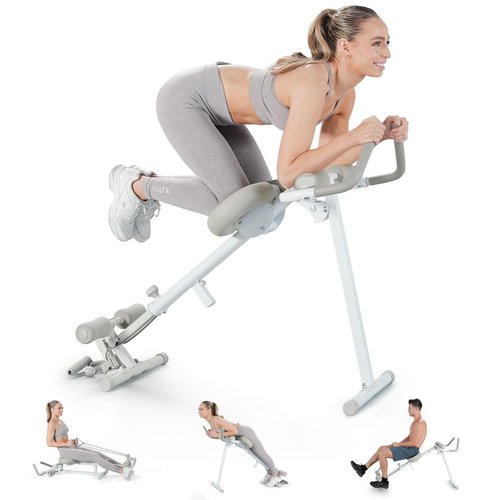 WONDER CORE Pro Max, Ab Machine for Stomach Workout, Ab Workout Equipment for Home Gym Trainer, 4-in-1 Exercise Equipment - Rowing, Leg Press, Glider, Roman Chair