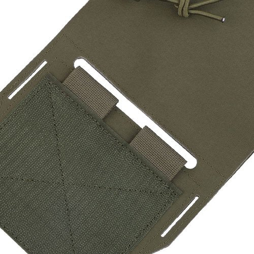 Tactical Cummerbund Extension Pouch Universal Side Magazine Holster Pouch for Tactical Vest with Hook and Loop Panel Quick Attached and Fixed (Green)