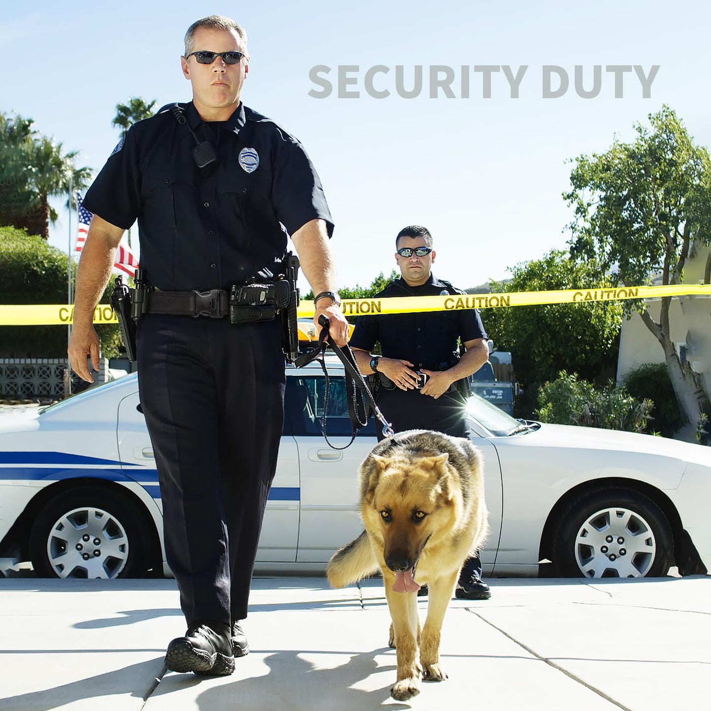 FENGSINET Duty Belt Nylon Police Belts for Law Enforceent Security Utility Tactical Belt Carry Mens Webbing Belt (Nylonblack, Small)