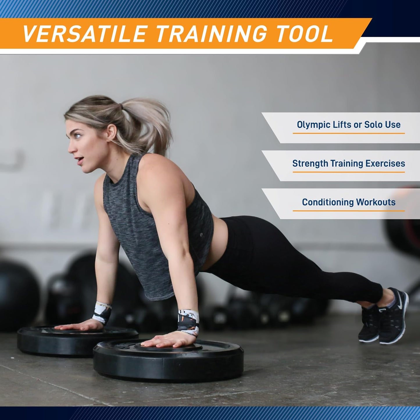 Olympic Rubber Bumper Weight Plates - 10 lb, 25 lb, 35 lb, 45 lb for Strength Training