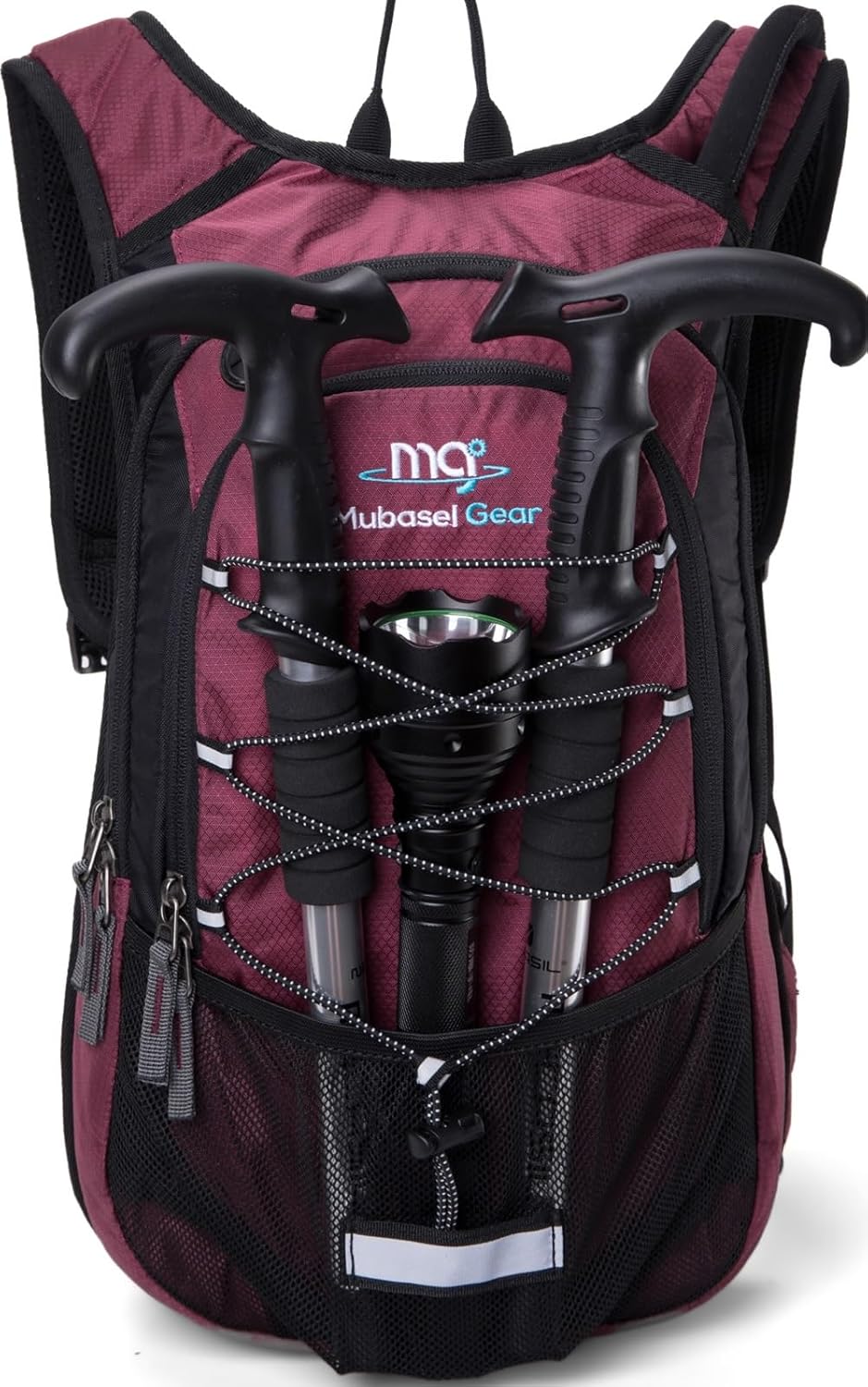 15L Insulated Hydration Backpack Pack with 2L Water Bladder Lightweight Hiking Backpack Bag for Women Men Daypack for Hiking Running Festival Camping Biking
