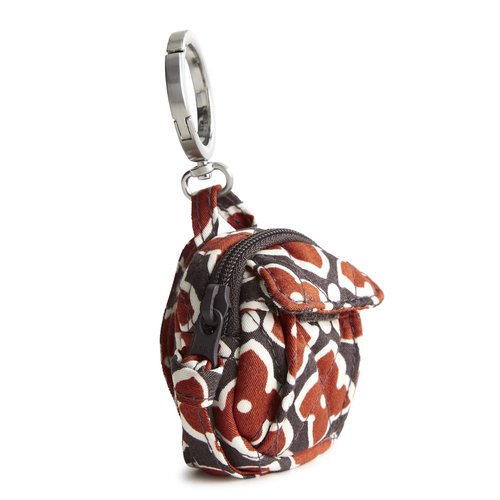 Vera Bradley Women's Premium Cotton Original Backpack Bag Charm, Moorish, One Size