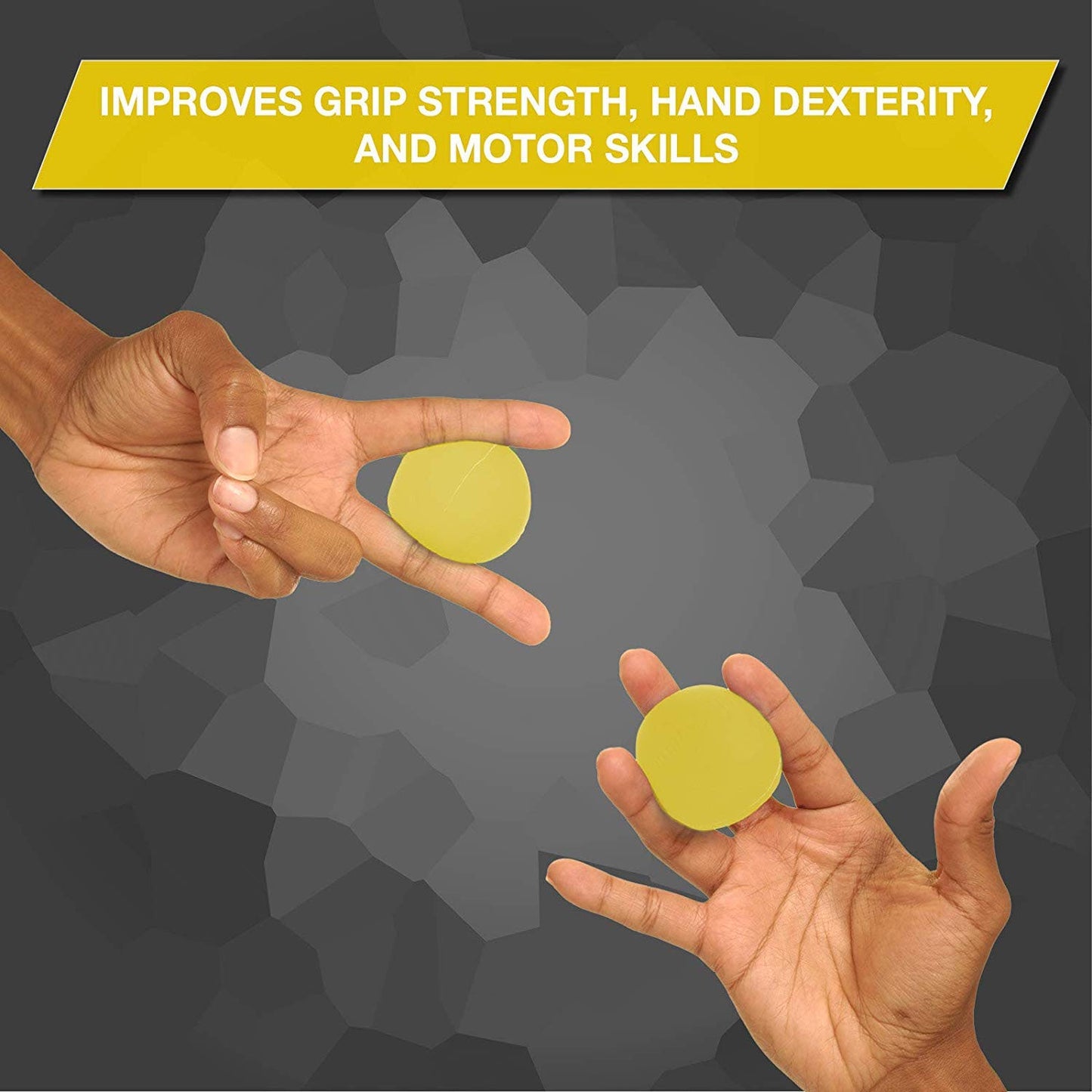THERABAND Hand Exerciser, Ball For Hand, Wrist, Finger, Forearm, Grip Strengthening & Therapy, Squeeze Ball to Increase Hand Flexibility & Relieve Joint Pain, Red, Soft, Beginner