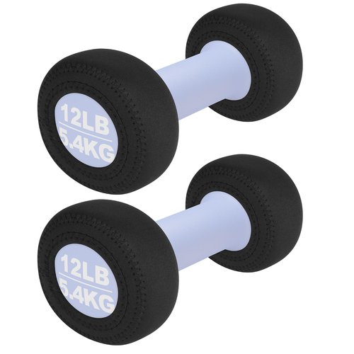 Cosmos 4 Pcs Neoprene Dumbbell Head Ends Protector Cover Wrap - Hand Weight Stretchy Ends Cover Barbell Wrap Sleeve Compatible with DOHL Neoprene Coated Dumbbell 7-15 LBS