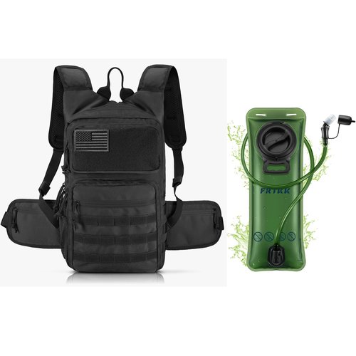 FRTKK Hydration Backpack with 3L TPU Hydration Bladder, Lightweight Insulation Hydration Pack for Cycling, Hiking, Running, Climbing, Hunting, Biking