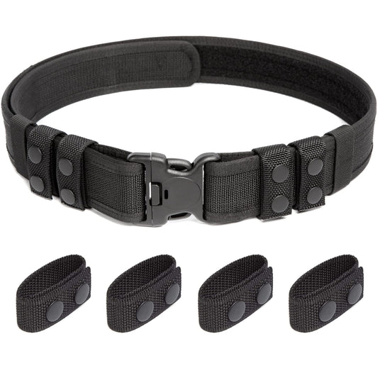LUITON Tactical Belt for Men Duty Belt 2" Rigger Molle Belt Military Style Belt Police Combat Battle Belt Security Duty Belts with 4 Belt Keepers (40"-47") XL