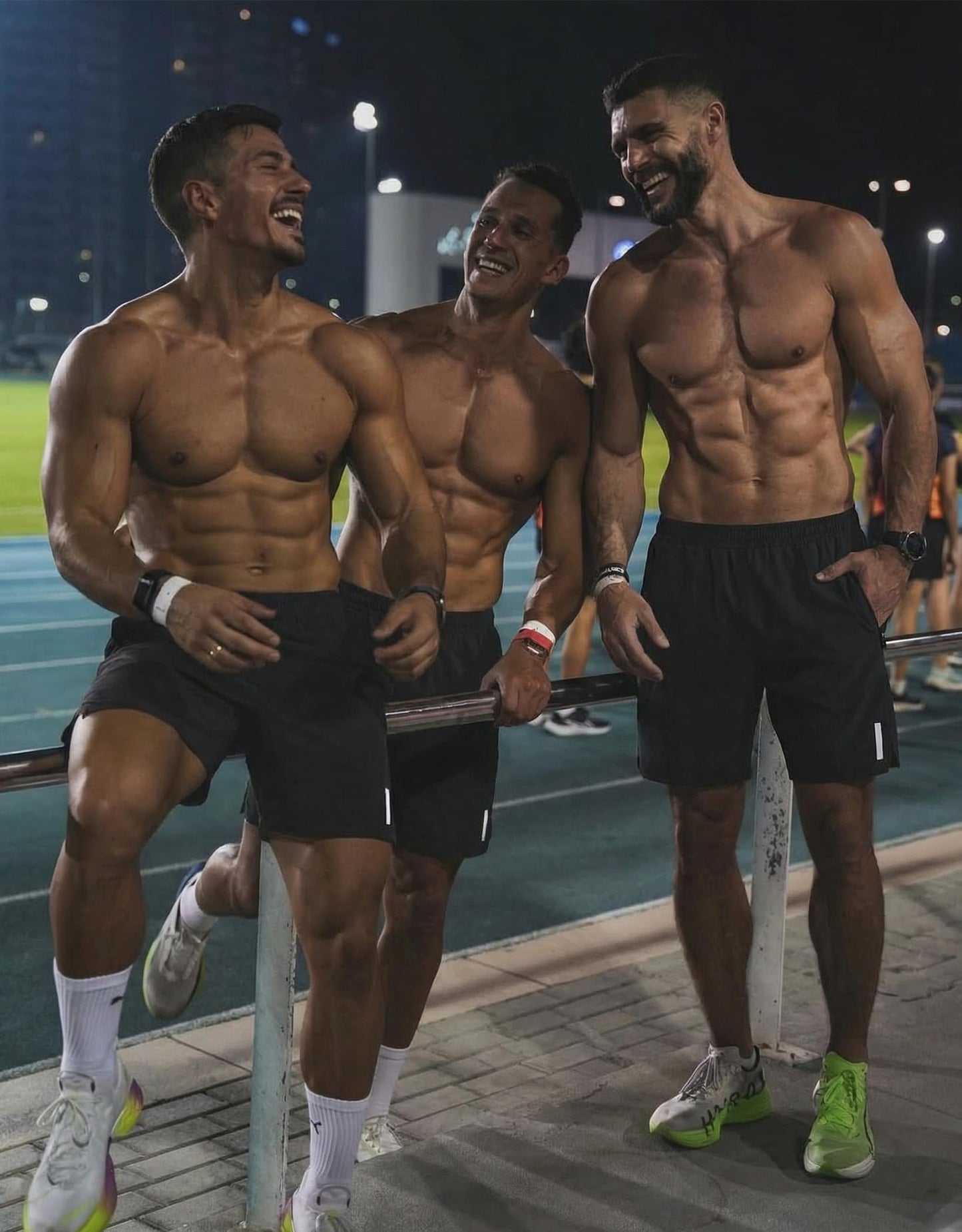 COOFANDY Mens Workout Athletic Shorts 7 inch Inseam Quick Dry Hiking Shorts Men Lightweight Sports Gym Shorts Running Black
