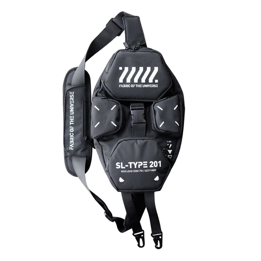 Fabric of the Universe Future Culture Cyberpunk Style Travel Bag Crossbody Backpack (SL-Type 201 Crossbody Bag)