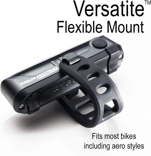 Cygolite Hotrod Front– 110 Lumen Bike Light– 3 Night & 3 Daytime Modes– Sleek Durable Design –IP64 Water Resistant– Sturdy Flexible Mount– USB Rechargeable Front Light– for Road & Commuter Bicycles